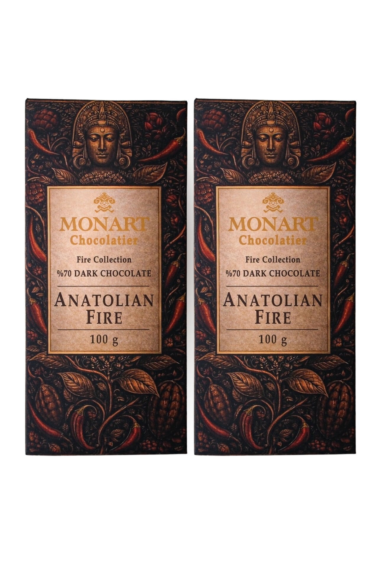 Monart Bitter Acı Biberli Çikolata